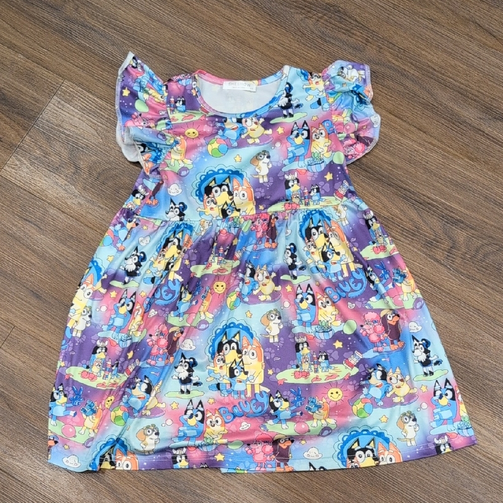 Bluey Print Dress